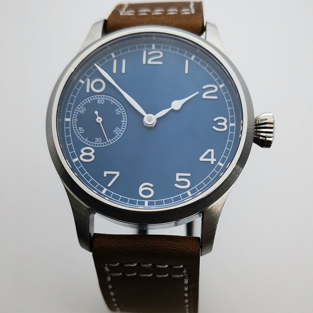 42mm Sterile brushed sapphire glass ST3600 Manual winding movement mens watch