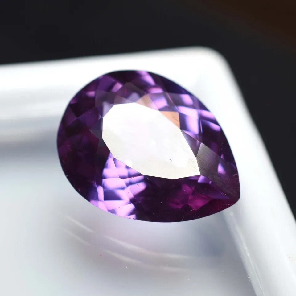 Natural Alexandrite Pear Cut 6.80 Ct Color Changing EGL Certified Loose Gemstone