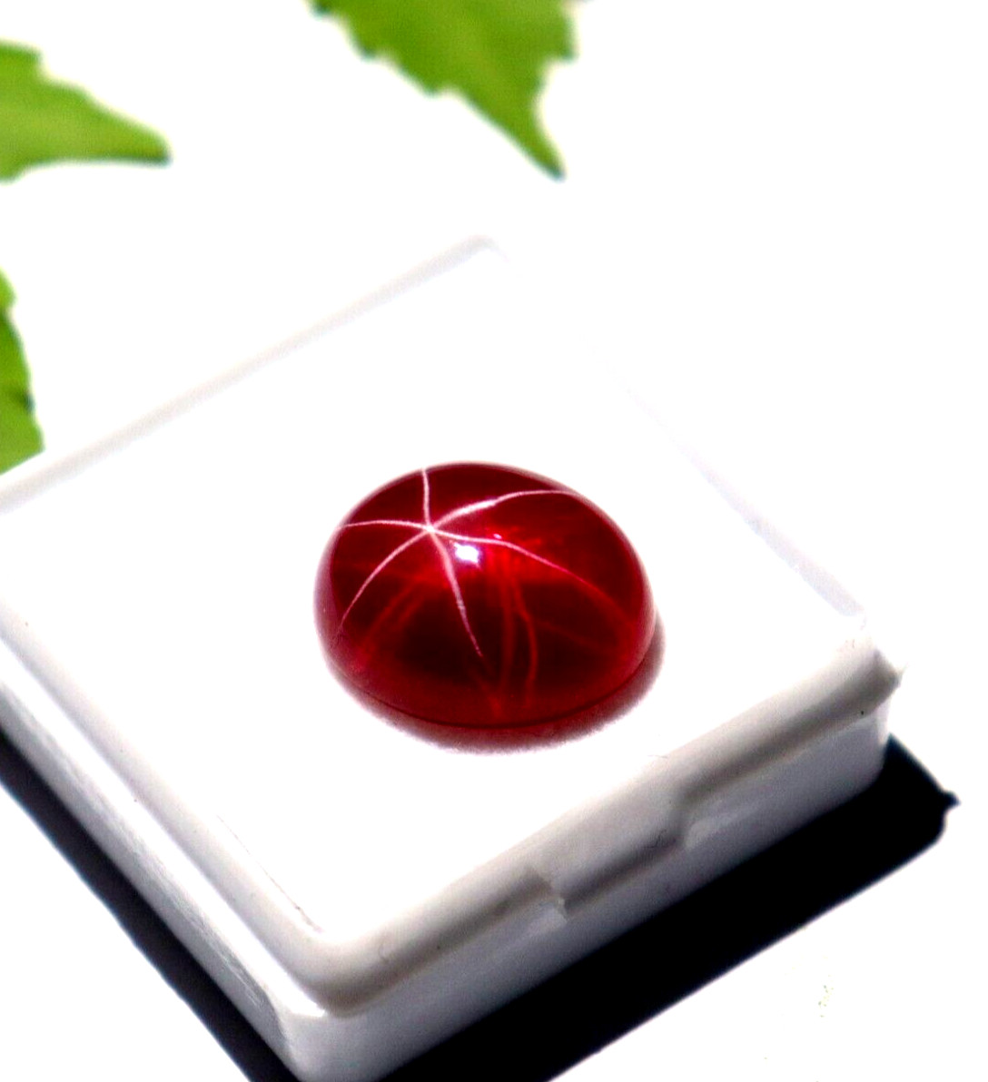 Ruby Loose Gemstone Certified Star Ruby 10-12 CT Oval Cut Natural Star Ruby