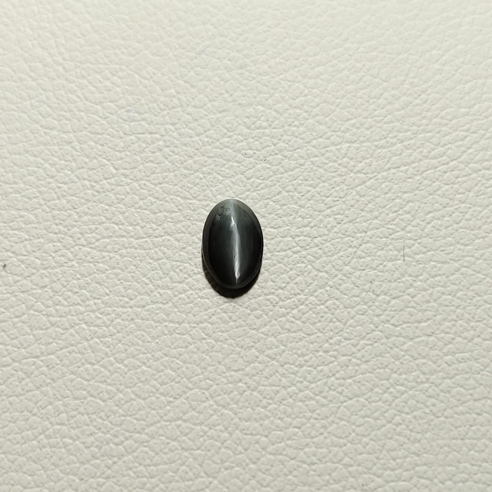 0.35 Ct Natural Alexandrite Cats Eye Loose Gemstone 5.4×3.6 Cab Oval Grey A-1316