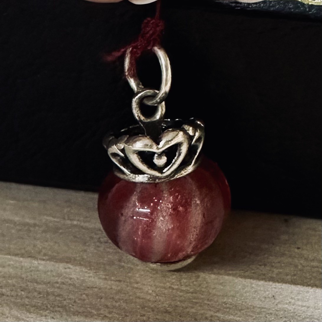 James Avery Retired Sterling Silver Princess Tiara Pink Finial Charm (PPT000621)
