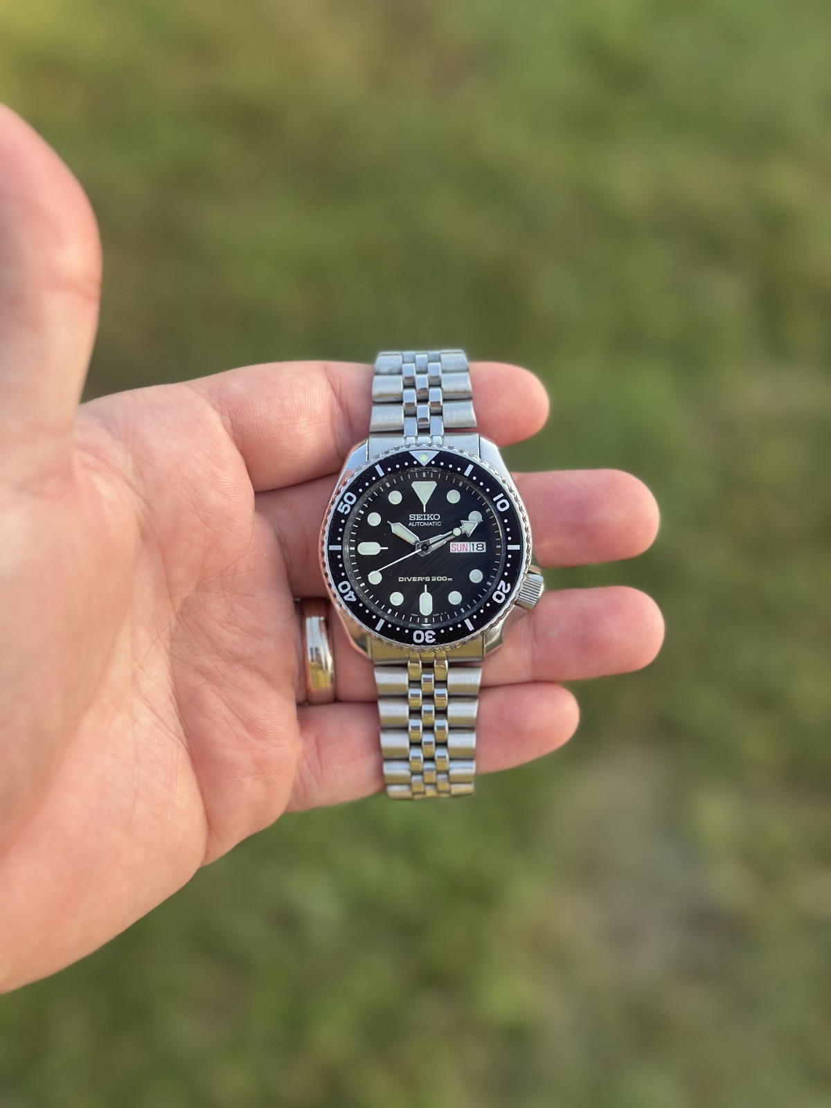 Seiko SKX007K 7s26-0020 Scuba Divers Automatic Serviced