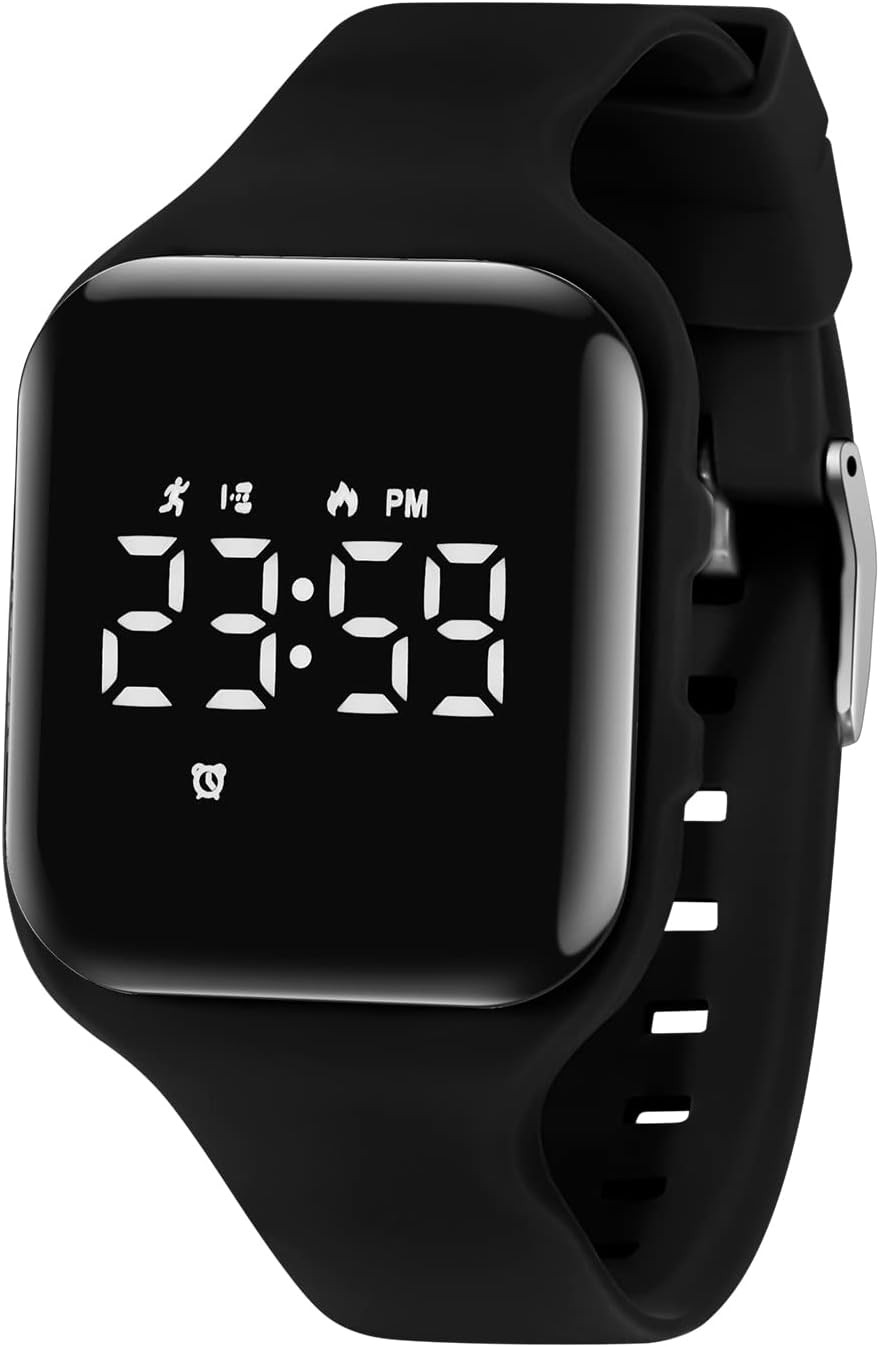 Kids Watches for Girls Boys Digital Sport Watch with Step Counter Pedometer Vibr