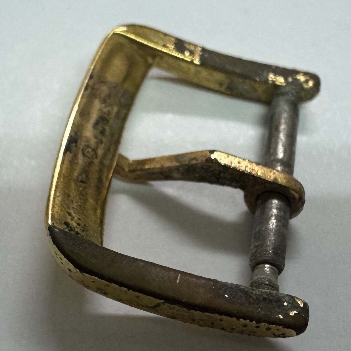 Genuine OMEGA 16mm Buckle Gold Plated Pin Buckle Watch Part GP #147