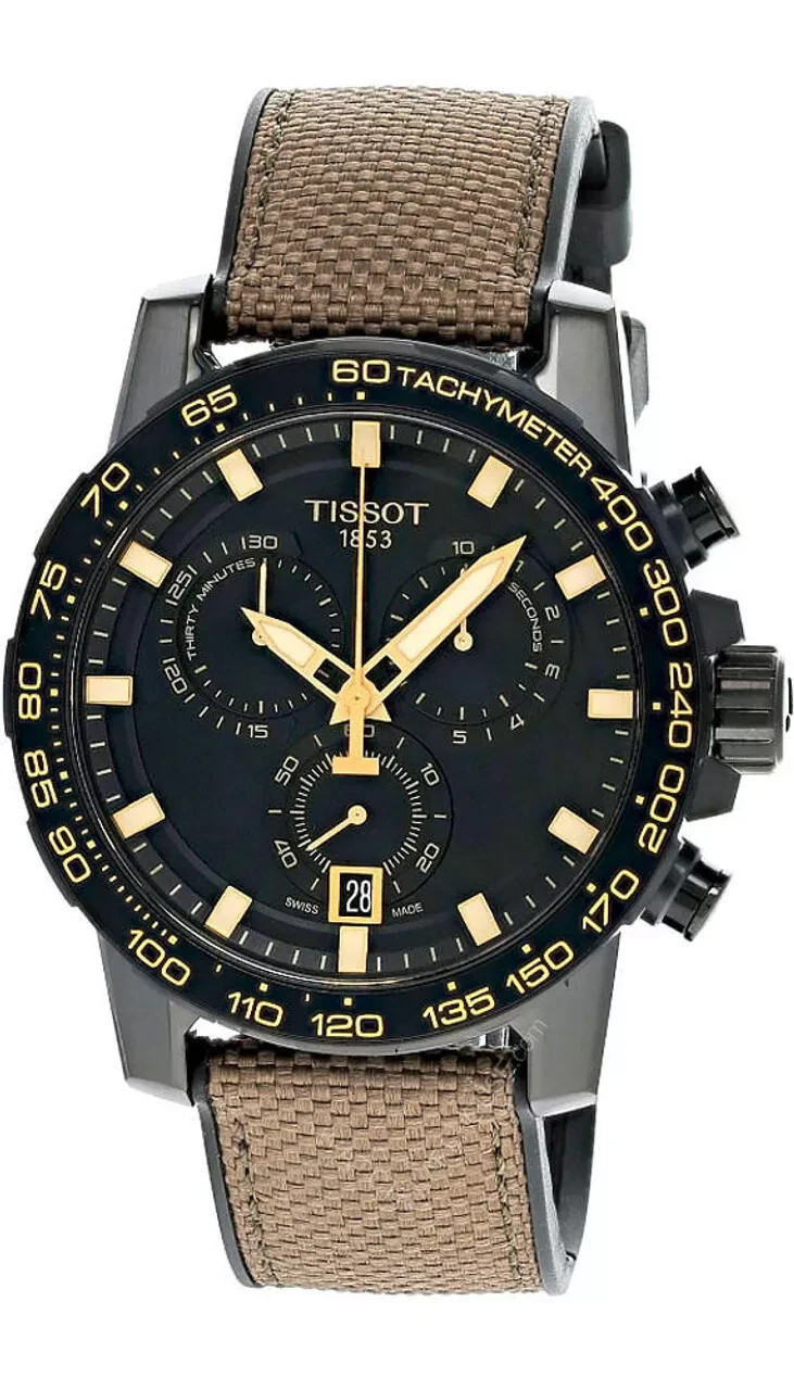 TISSOT Supersport T125.617.37.051.01 Chrono Black Dial Men’s Watch 45.5mm