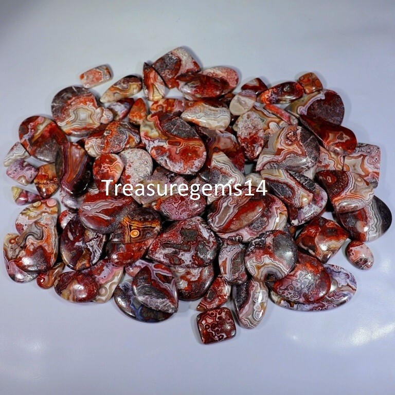 250 Crt WHOLESALE LOT CRAZY LACE AGATE CABOCHON GEMSTONE AAAA