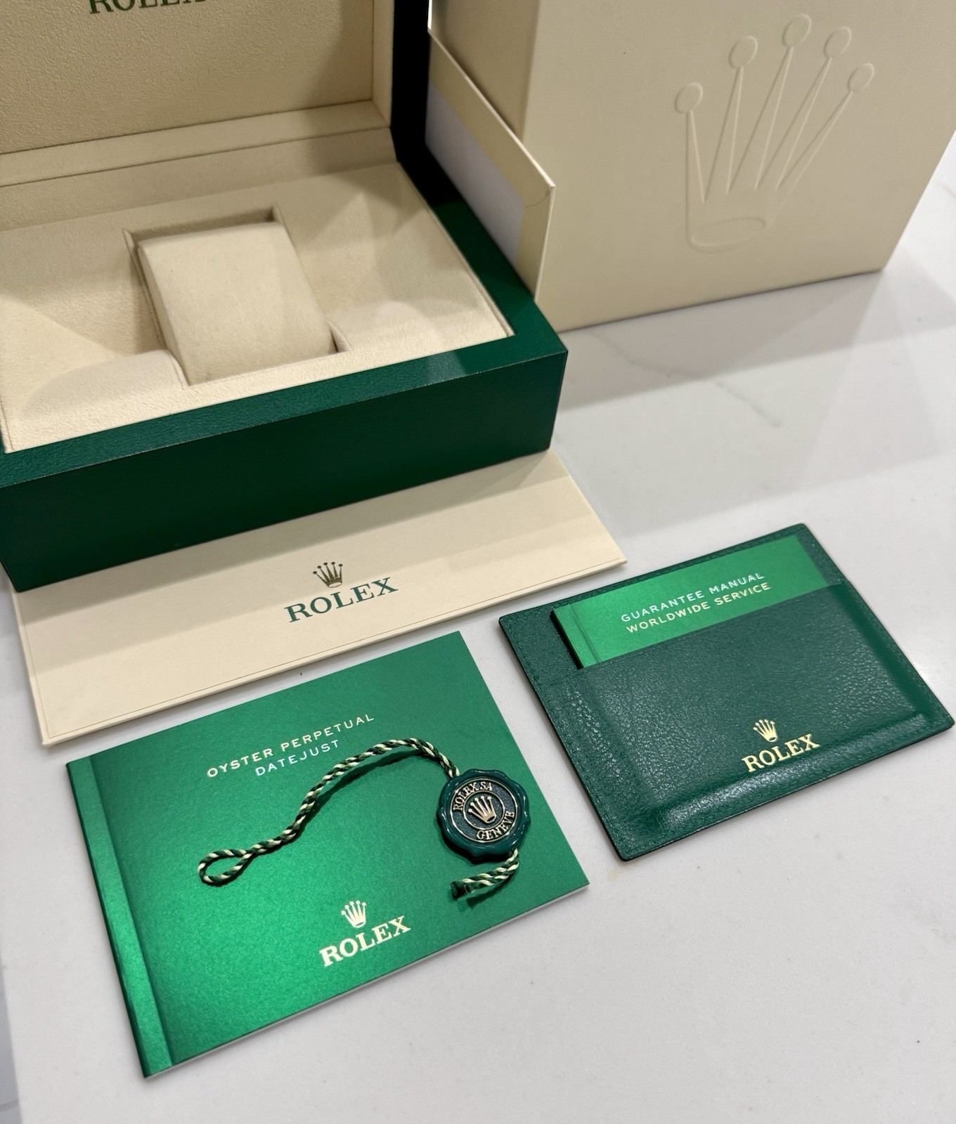 Authentic ROLEX Watch Box Datejust FULL SET 126233 126234 126200 126231 126203