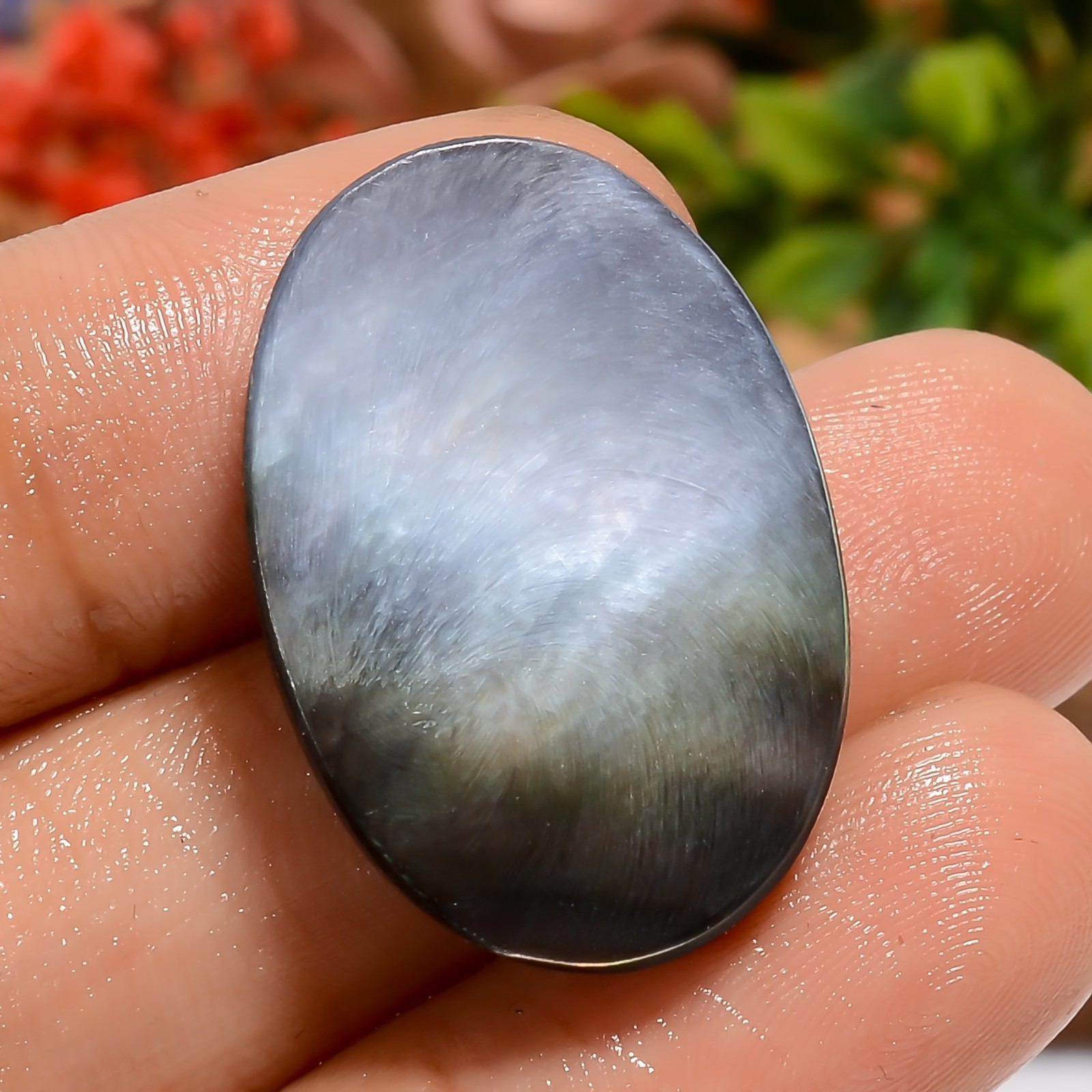 Natural Mother Of Pearl Oval 26Ct 26X18X6mm Pendant Stone Loose Gemstone