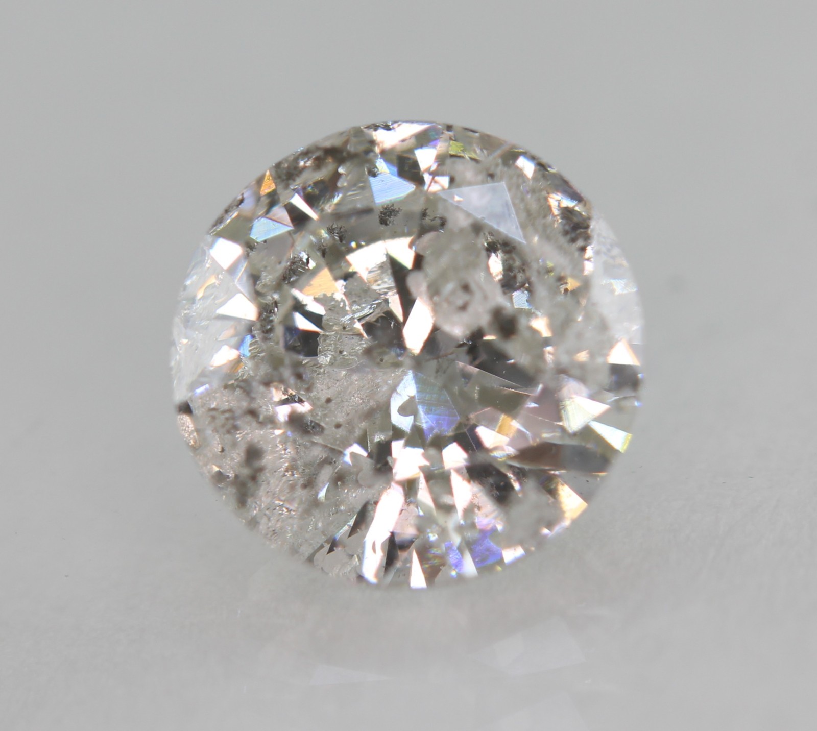 Certified 1.06 Carat H Color Round Brilliant Natural MINED Loose Diamond 6.56mm