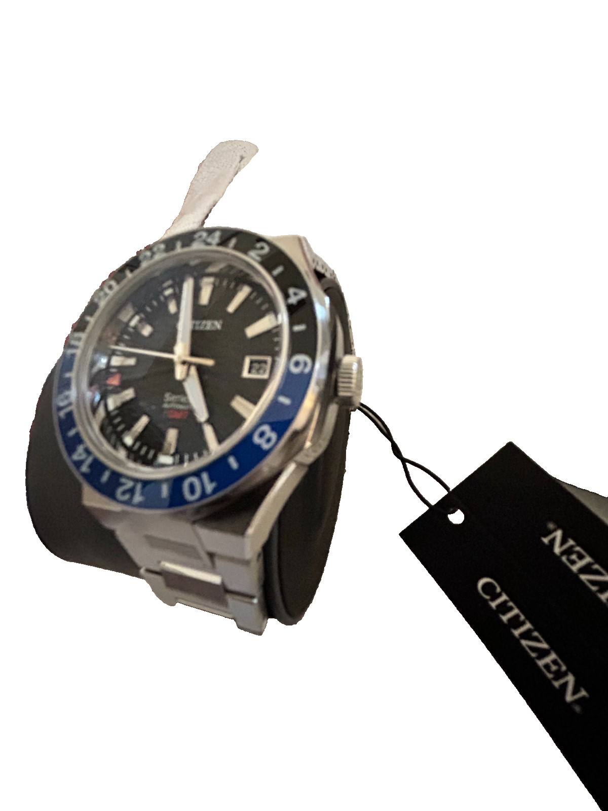 Citizen Watch 880 Series 8 GMT Blue / Black Bezel Batman NB6031-56E TRUE GMT !!!