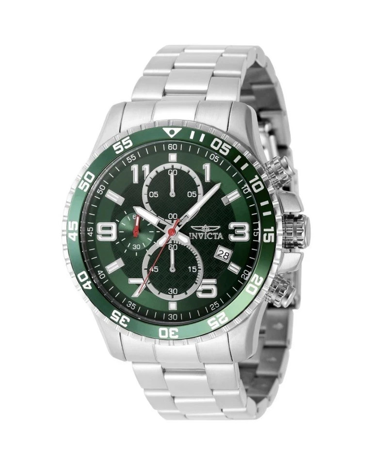 Brand New Invicta Specialty Mach Gala Men’s Watch 48mm Green Steel (69818) New