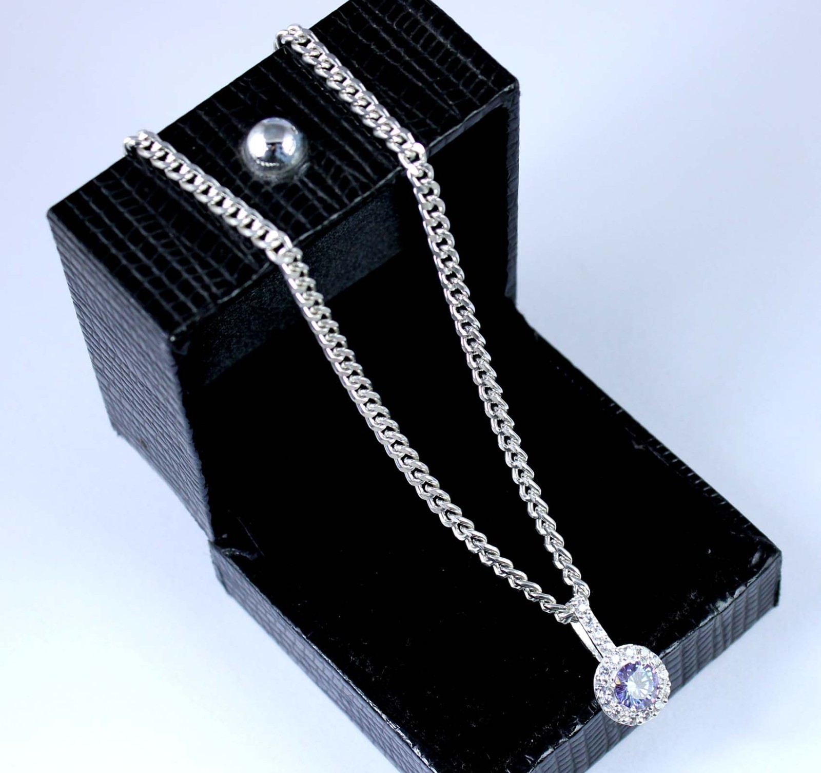 Certified Purple Diamond Solitaire 1.16 Ct Round Brilliant Cut Pendant See Video