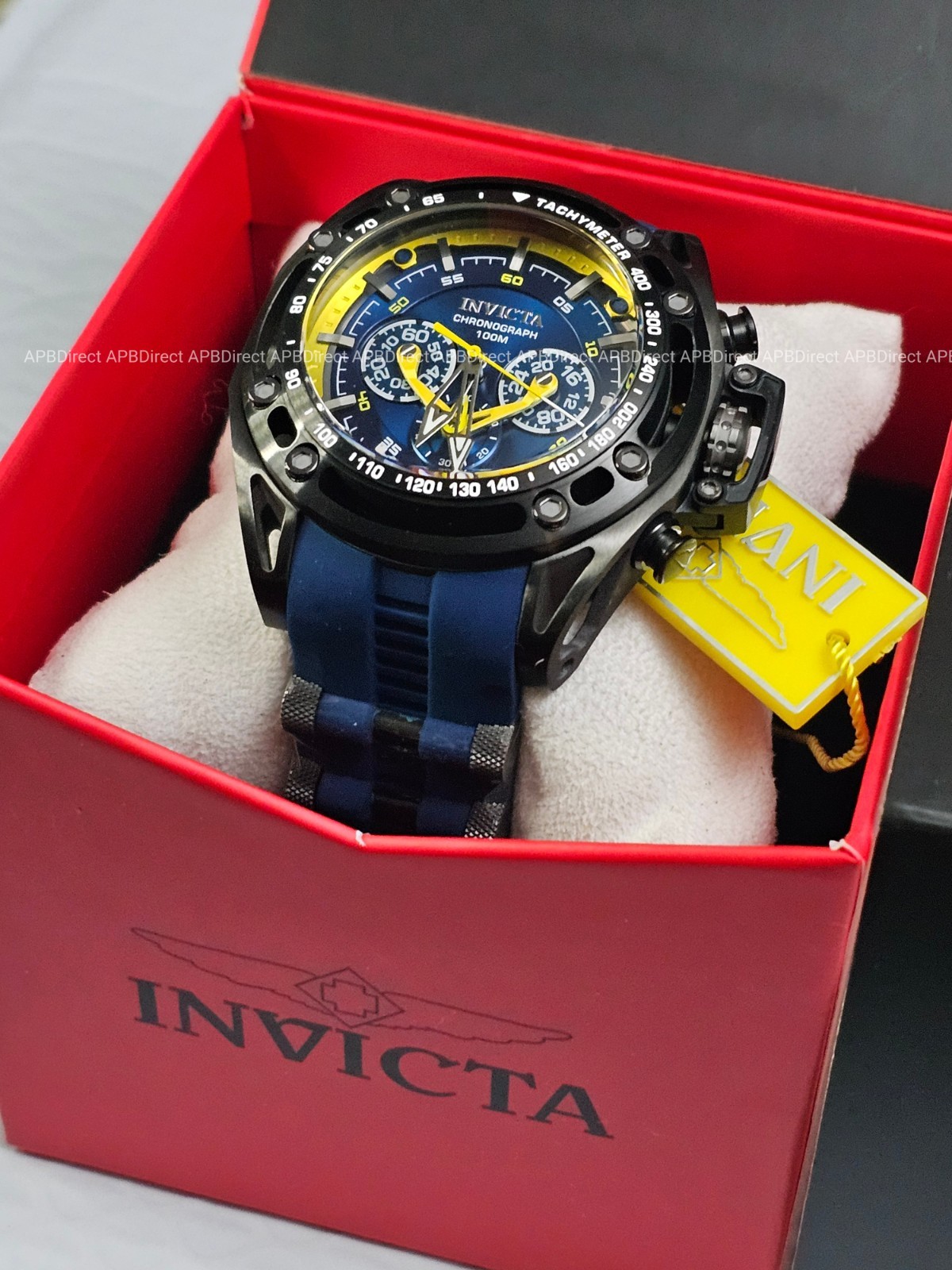 Invicta – S1 Rally – SPINNING DIALS Chronograph Flame-Fusion Crystal Mens Watch