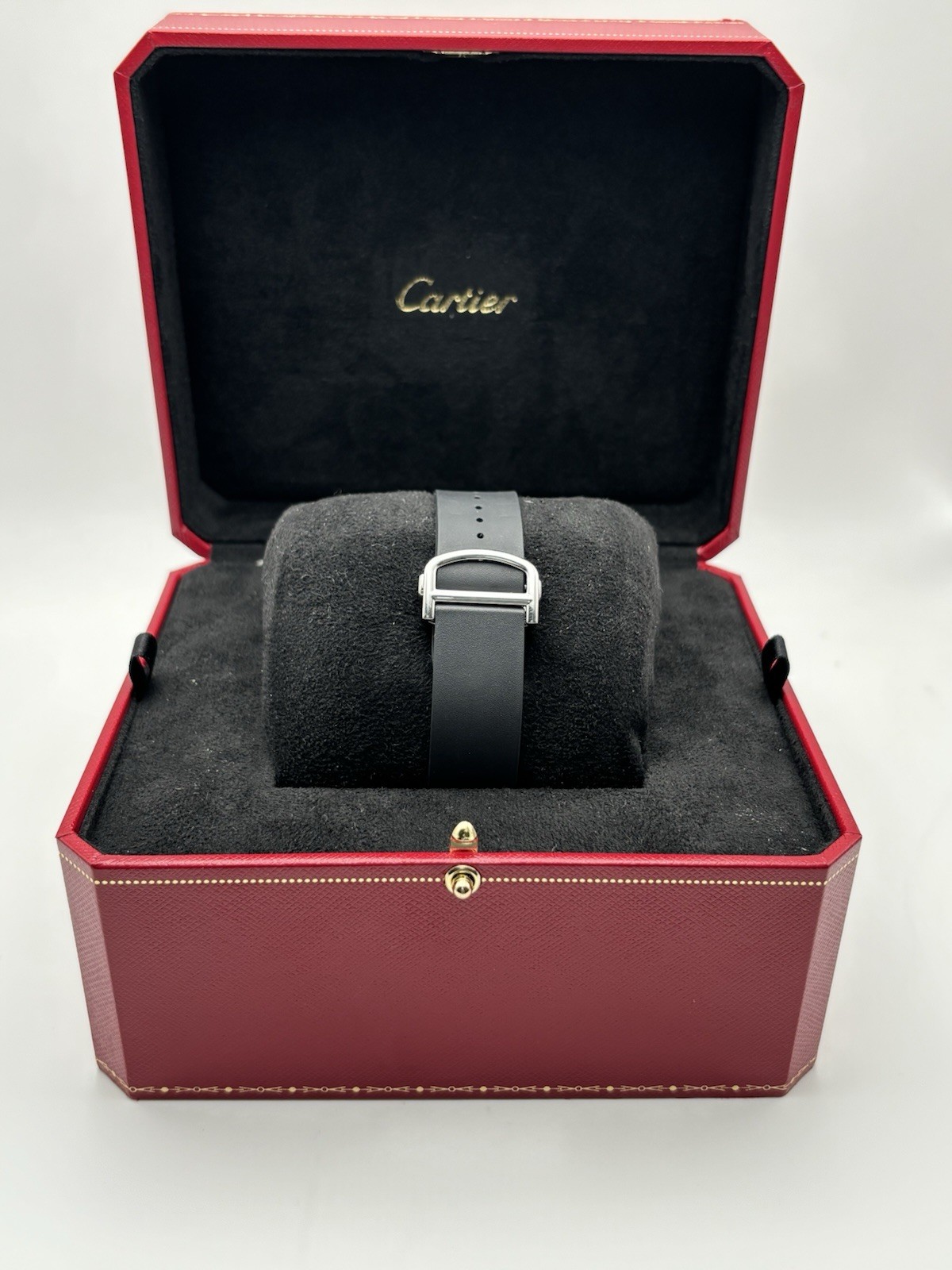 Cartier Santos de Cartier, Black Dial. Luxury. WSSA0039
