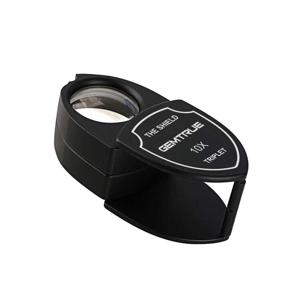 GemTrue Shield Loupe 10x Triplet Diamond Inspecting Magnifier Jewelers Tools