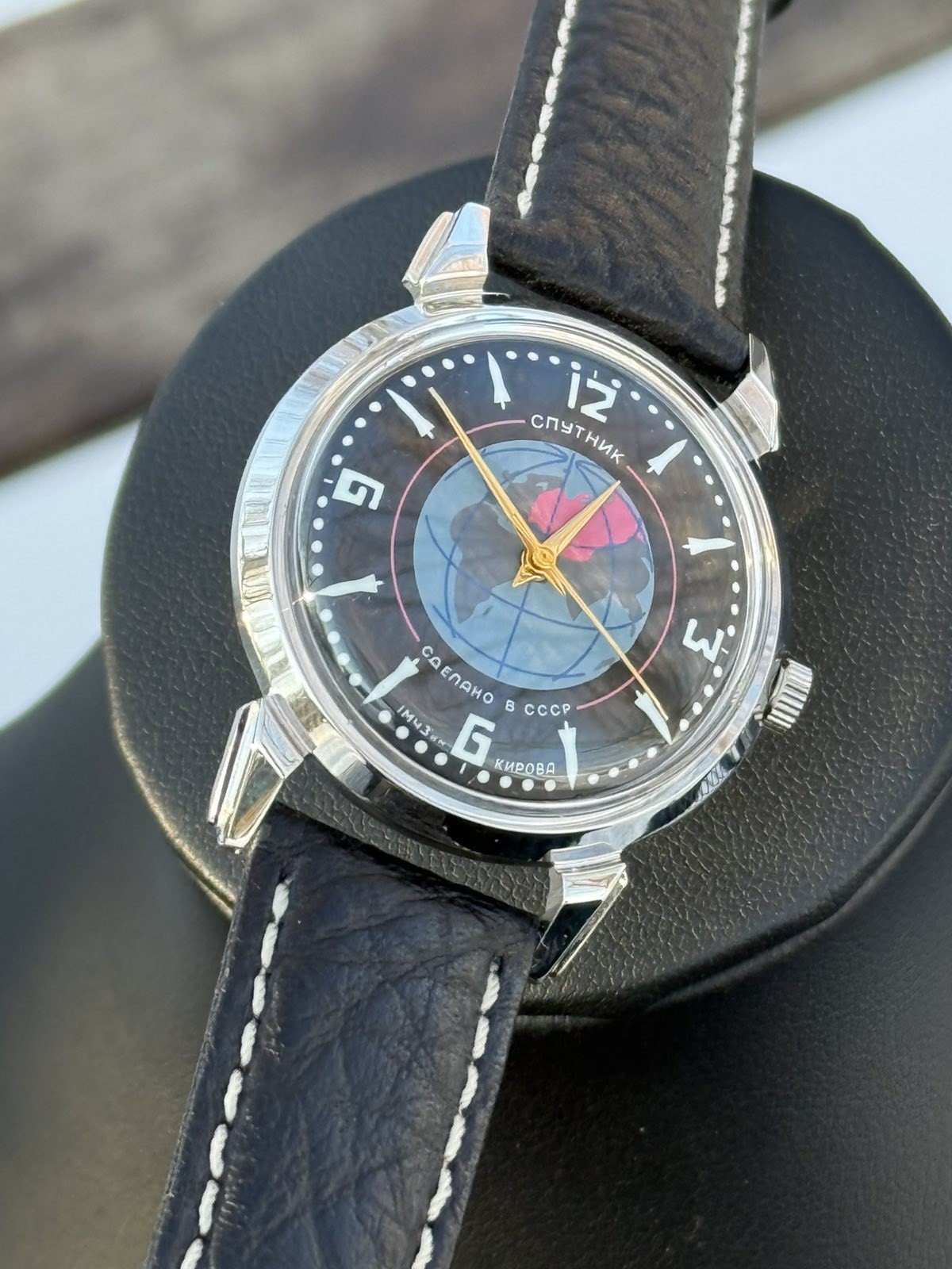 Watch Sputnik Mechanical Kirova Raketa Vintage Soviet USSR Russian Men’s Wrist