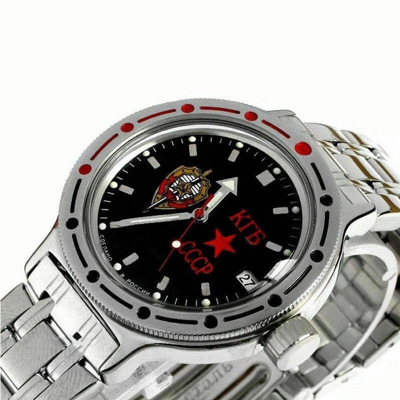 Vostok Amphibia 420457 Watch KGB USSR Military Mechanical Automatic