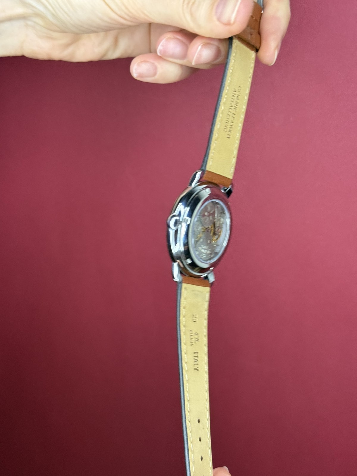 Raketa Copernicus Black Vintage Soviet Mechanical Mens Watch 1990s Sun Dial Rare