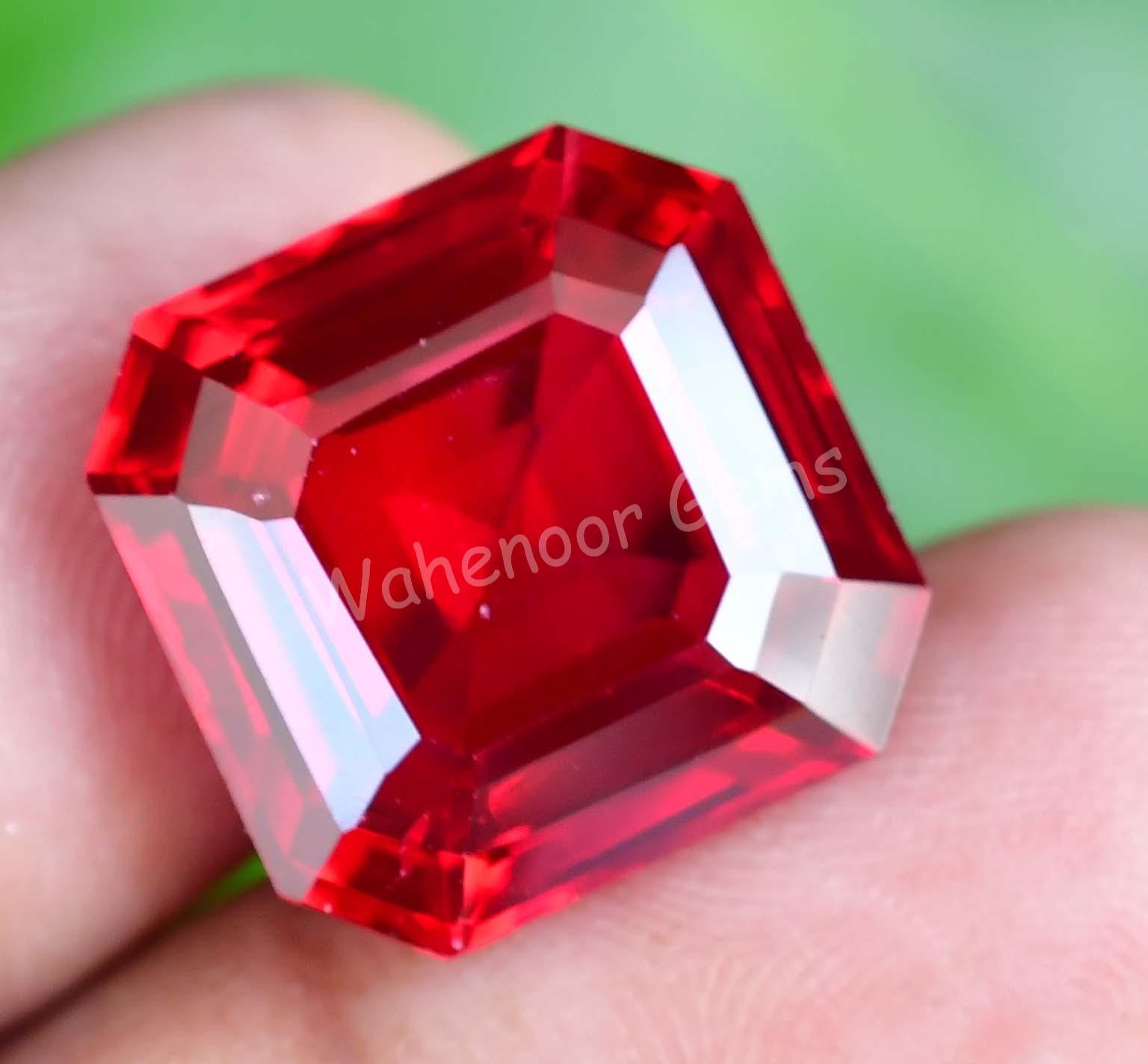 21.25 Ct Natural Blood Red Ruby Emerald Certified Mozambique Stunning Gemstone