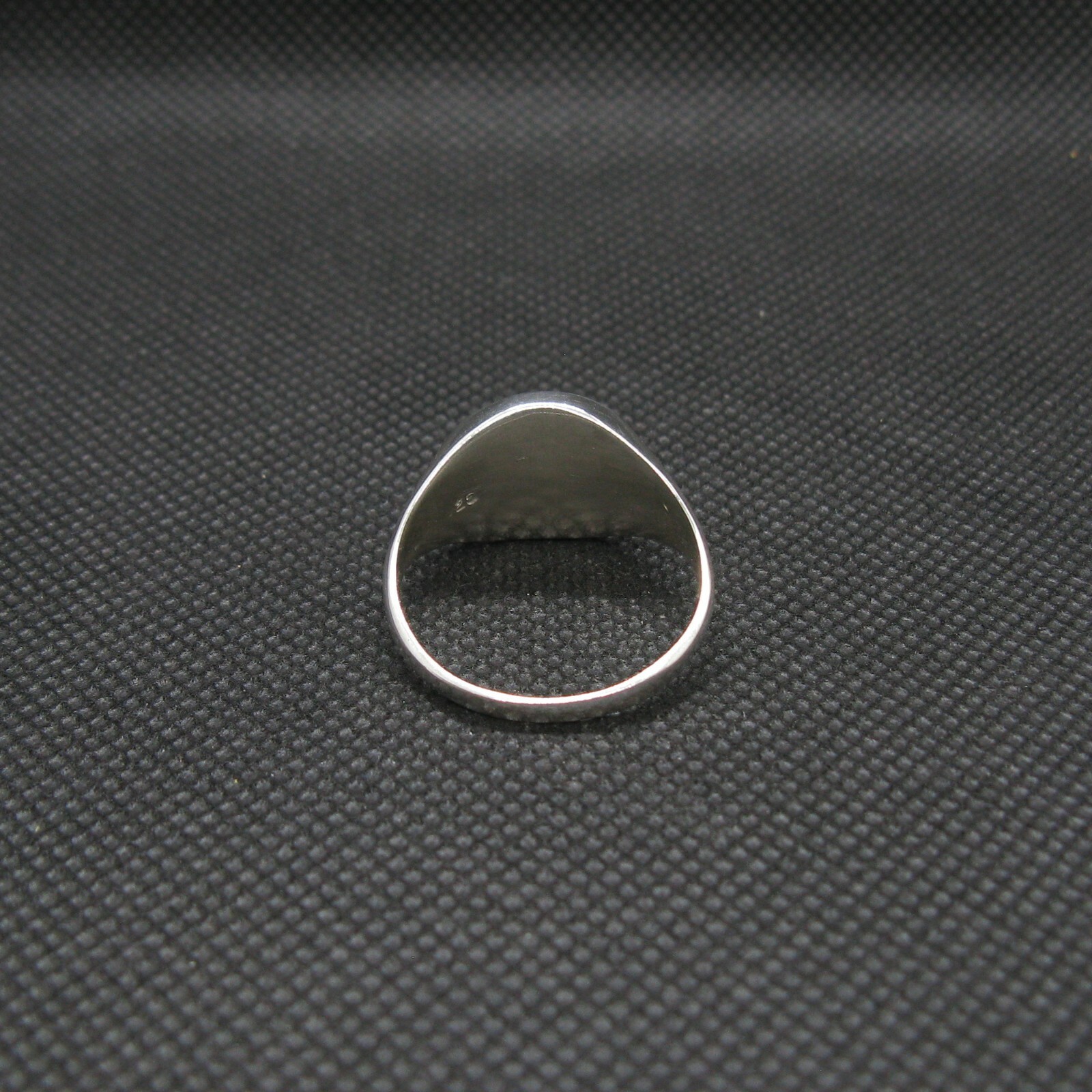 925 Silver Ring Signet Ring Mens Polished 13mm Engraving Field Nickel Free