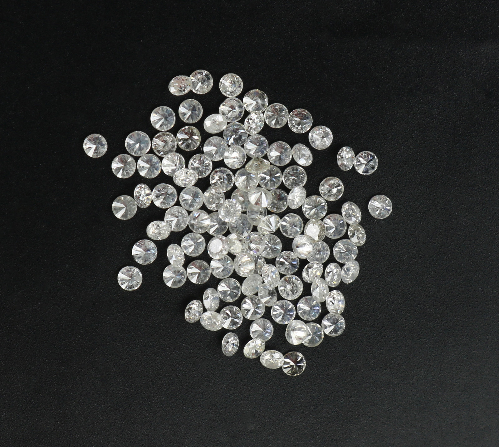 Natural Loose Diamond Round G H White I1-I3 Clarity 1.25 to 1.55MM 25Pcs Lot Q06