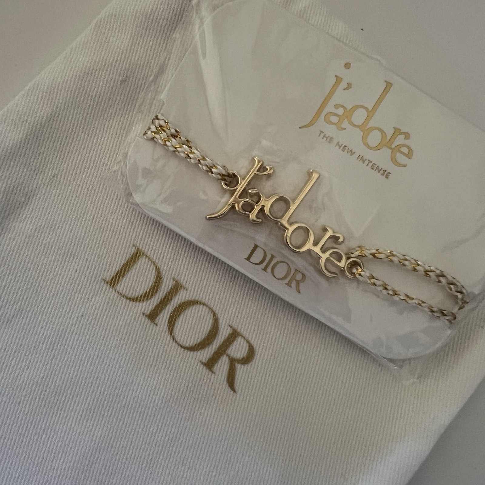 J’adore Dior Beauty Women’s Bracelet CD Logo Charm NEW