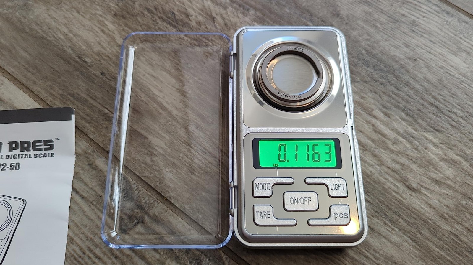 Digital Pocket Milligram Scale 50g 0.001g LCD Jewelry Gold Gem Scale Gram