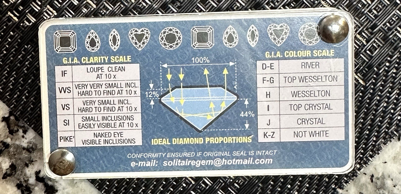 0.11ct Loose Diamond , Certified