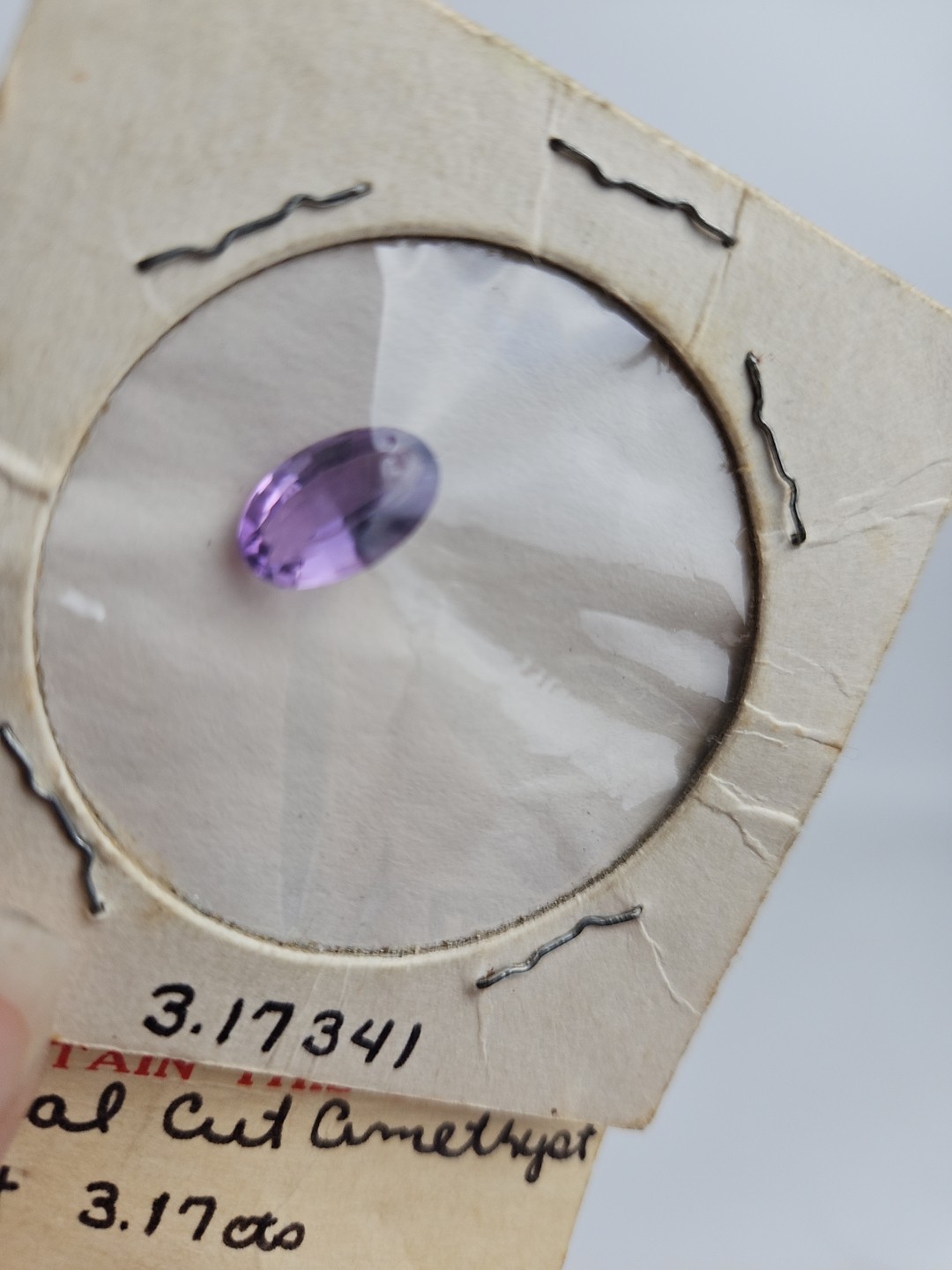 3.17ct 11x5mm Oval Amethyst