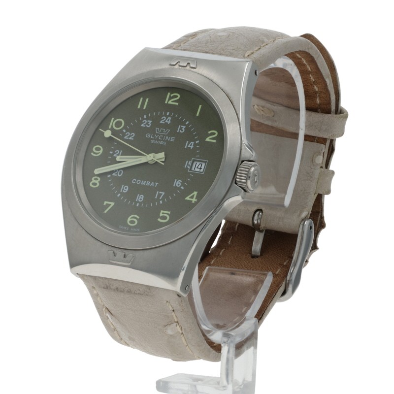 Glycine Combat Men’s Watch 8″ Stainless Steel 3854