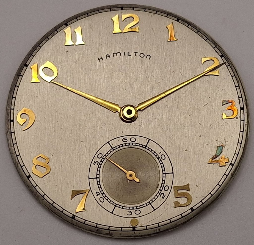 VINTAGE HAMILTON 10 SIZE 10s Dial and Hands 917, 921, 923, or 945 39.8mm