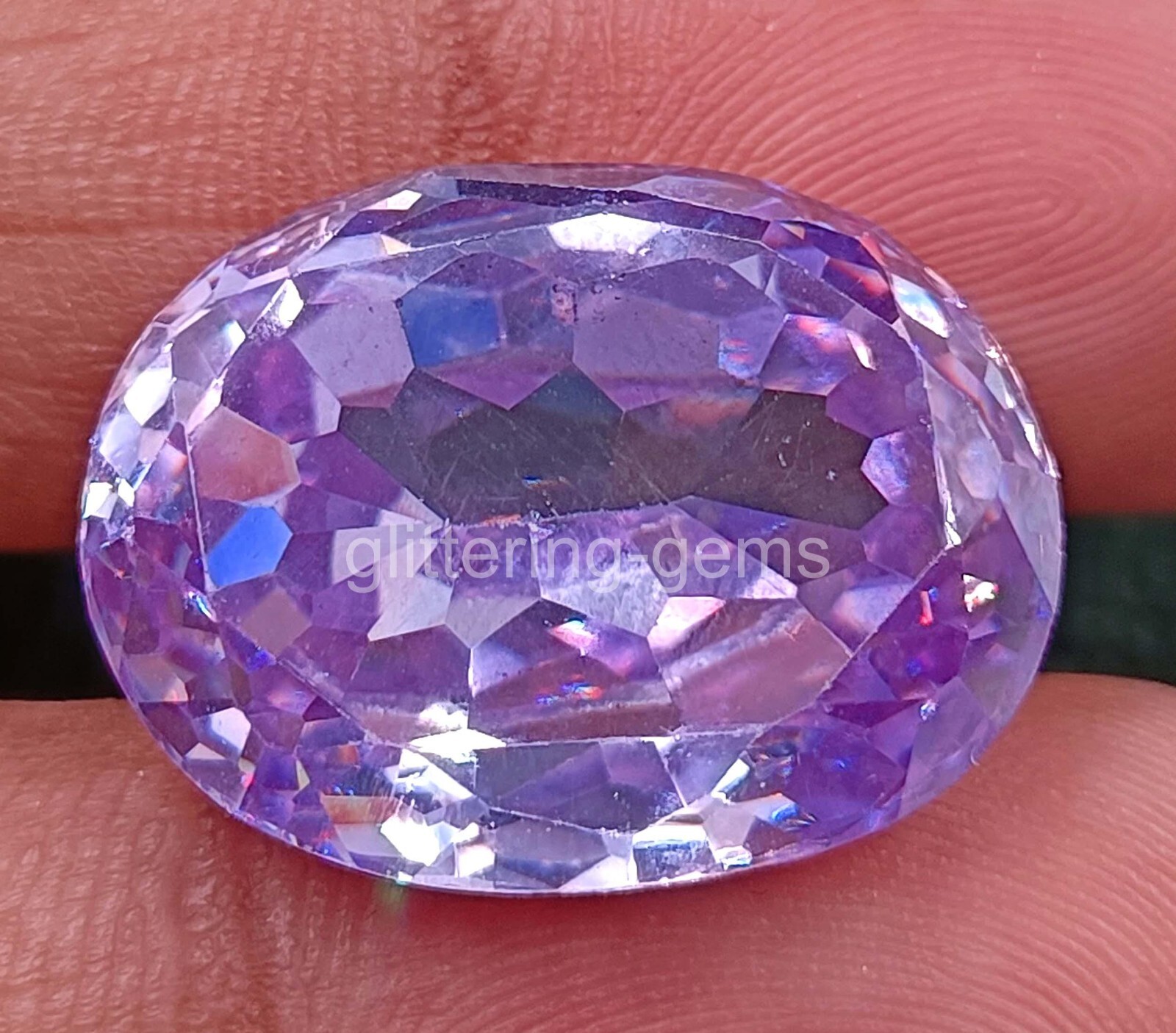 Natural Purple Amethyst 40.55 CT Oval Shape Certified Loose gemstone 5AIL