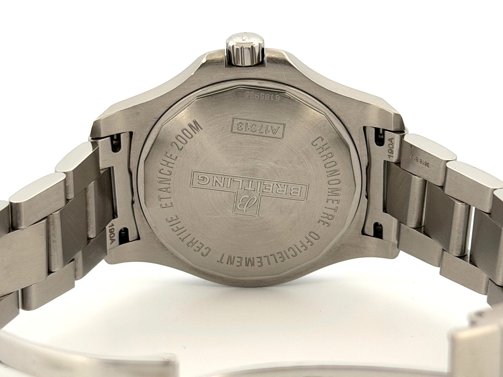 Breitling A17313 Chronometer Colt 41mm Gray Dial Automatic Stainless Steel