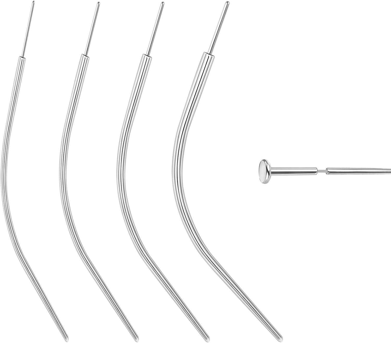 14G 16G 18G 20G Piercing Taper, Stainless Steel Threadless Insertion Pin Screw o