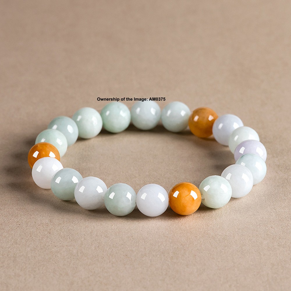 Natural Grade A Jade 10mm Bead Stretch Bracelet Women’s Bracelet 14-16cm