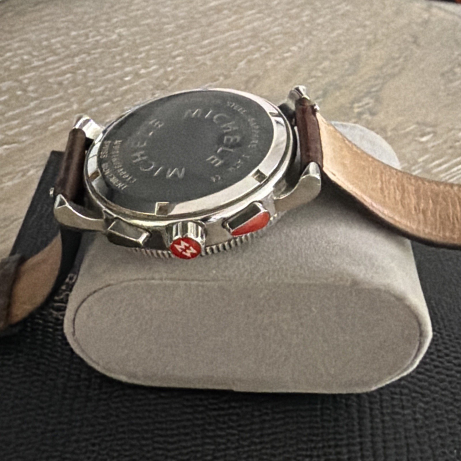 Michele Sport Sail Chronograph Watch MW01K00A0013 Swiss Quartz 41mm