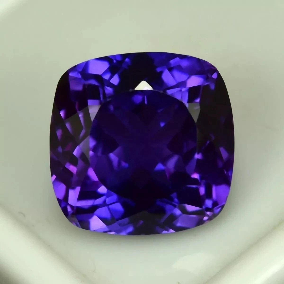 10 Ct Untreated Natural Kashmiri Cushion BLUE Sapphire Certified Loose Gemstone