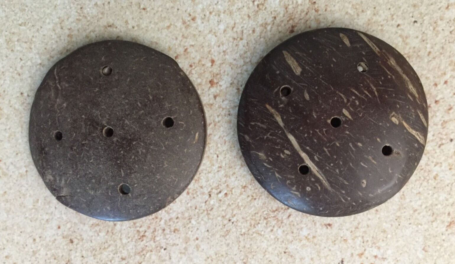 25 Coconut Shell Curved Saucer Button Disc 40mm Link Boho Organic Jewelry Crafts