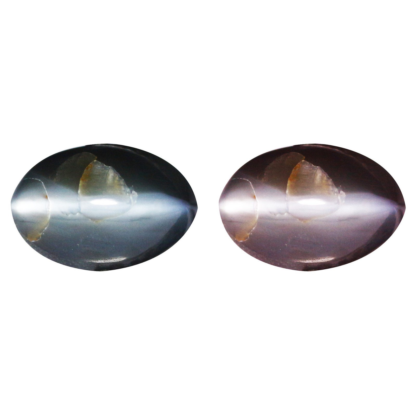 1.62Ct Oval 7.47 x 5.07 x 4.15 MM Blue Green TO Red Alexandrite Cats Eye