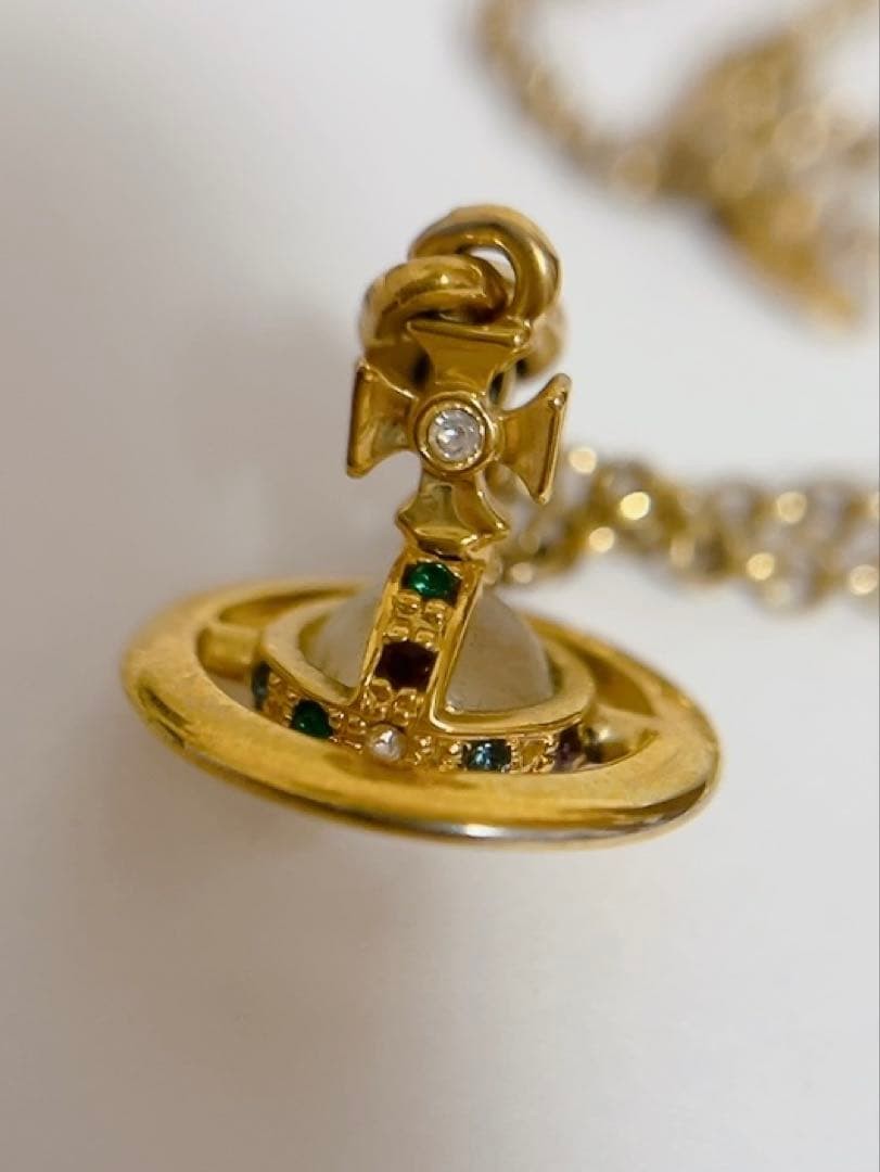 Vivienne Westwood Necklace, Petite Orb, Gold, Unisex