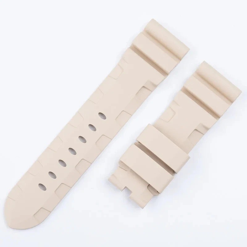 22mm 24mm 26mm Rubber Watch Strap FKM Band For Officine Panerai Series