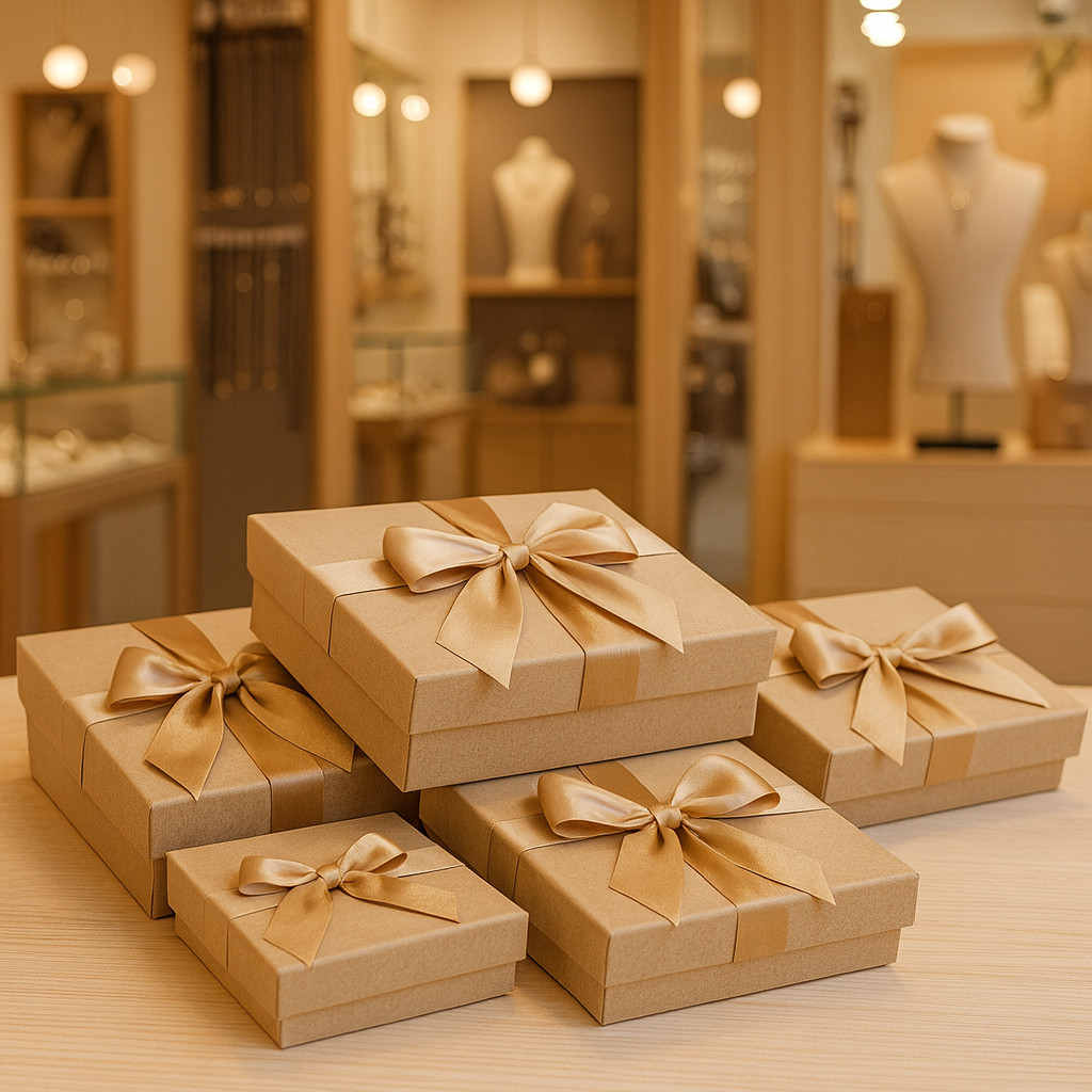 Kraft Brown Matte Finish Cotton filled Boxes