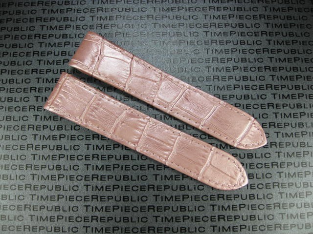 20mm Leather Strap Alligator Grain Watch Band Cartier for SANTOS 100 Medium 32mm