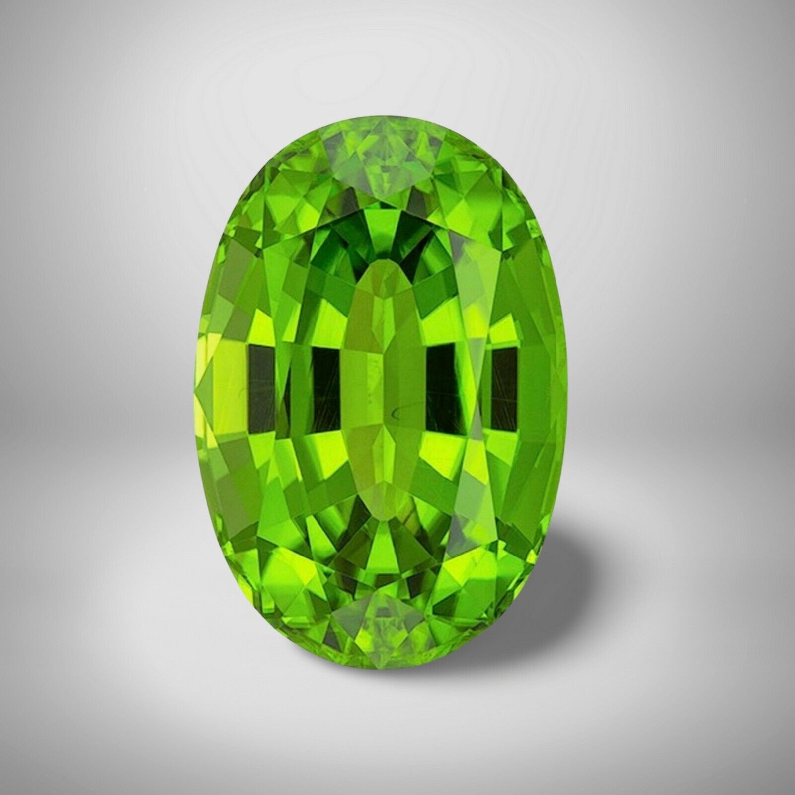 Peridot Oval Cut Gemstone 2 Cts – 10×8 mm AAA+ Loose Gem