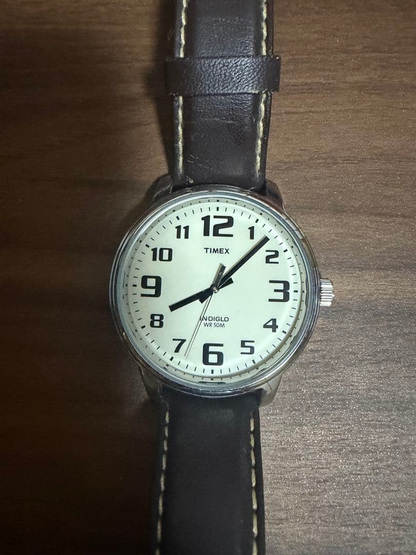 TIMEX INDIGLO Quartz Watch Unused 10 Years Working Men’s Vintage