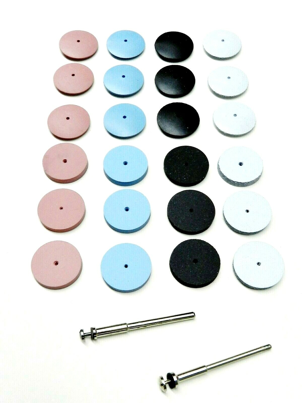 Silicone Polishing Wheel Set of 26 Assortment Kit Jewelry Polishers Made Germany