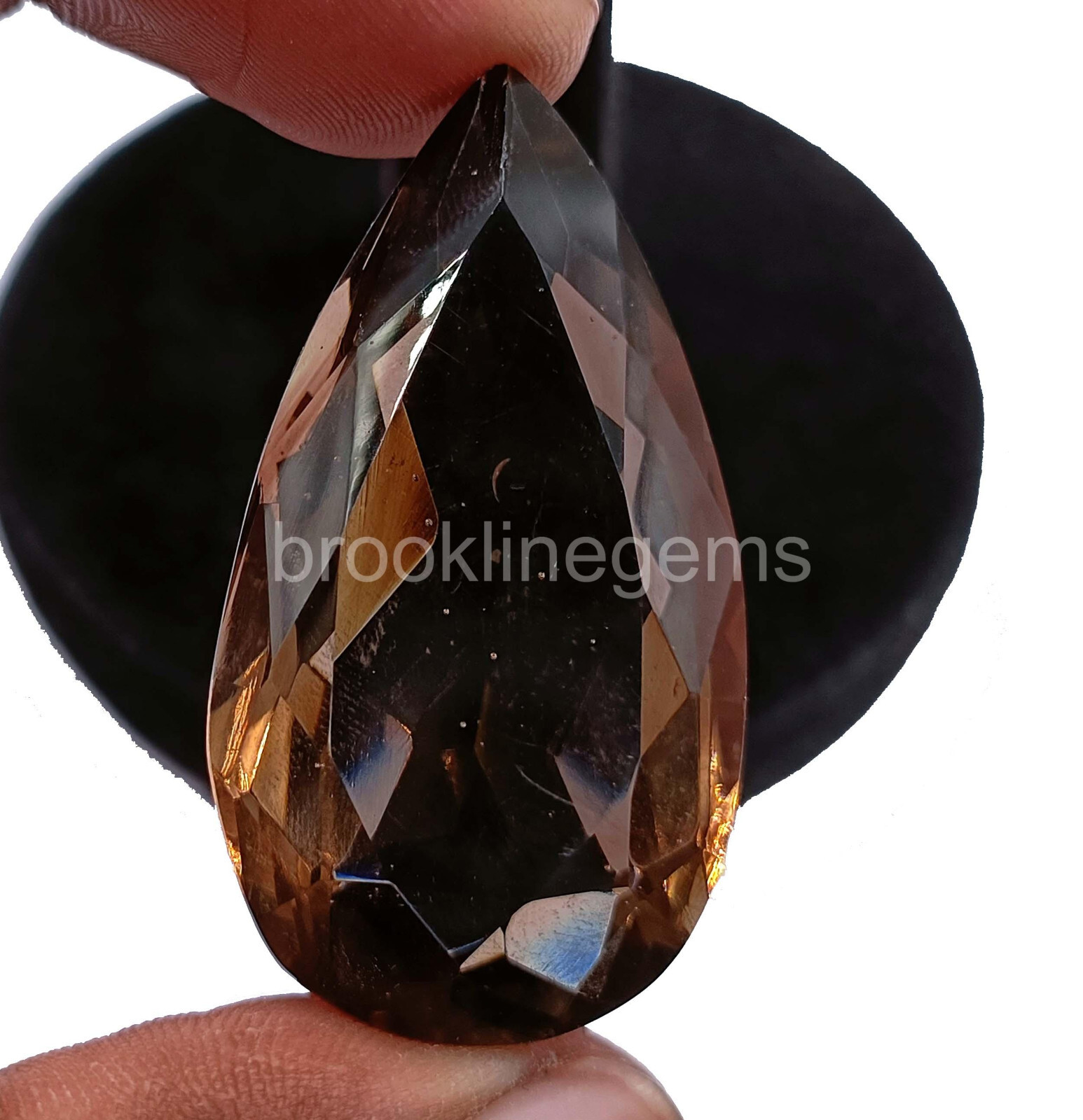 72.70 CT Pear Cut Lab Created Purple Amethyst Certified Loose Gemstone 4RDR