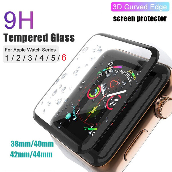 Band Strap +Screen Protector For Apple Watch 7/SE/6/5/4/3/2 iWatch 44/42/40/38MM