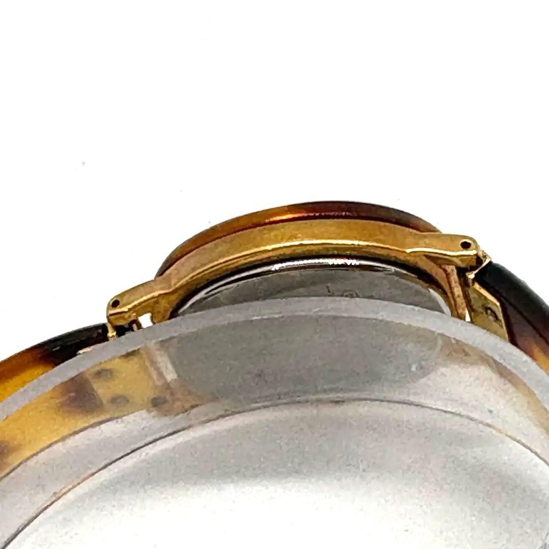 Seiko Moderato 7N01-HAM0 Gold Tone Tortoiseshell Bangle Ladies Quartz Watch