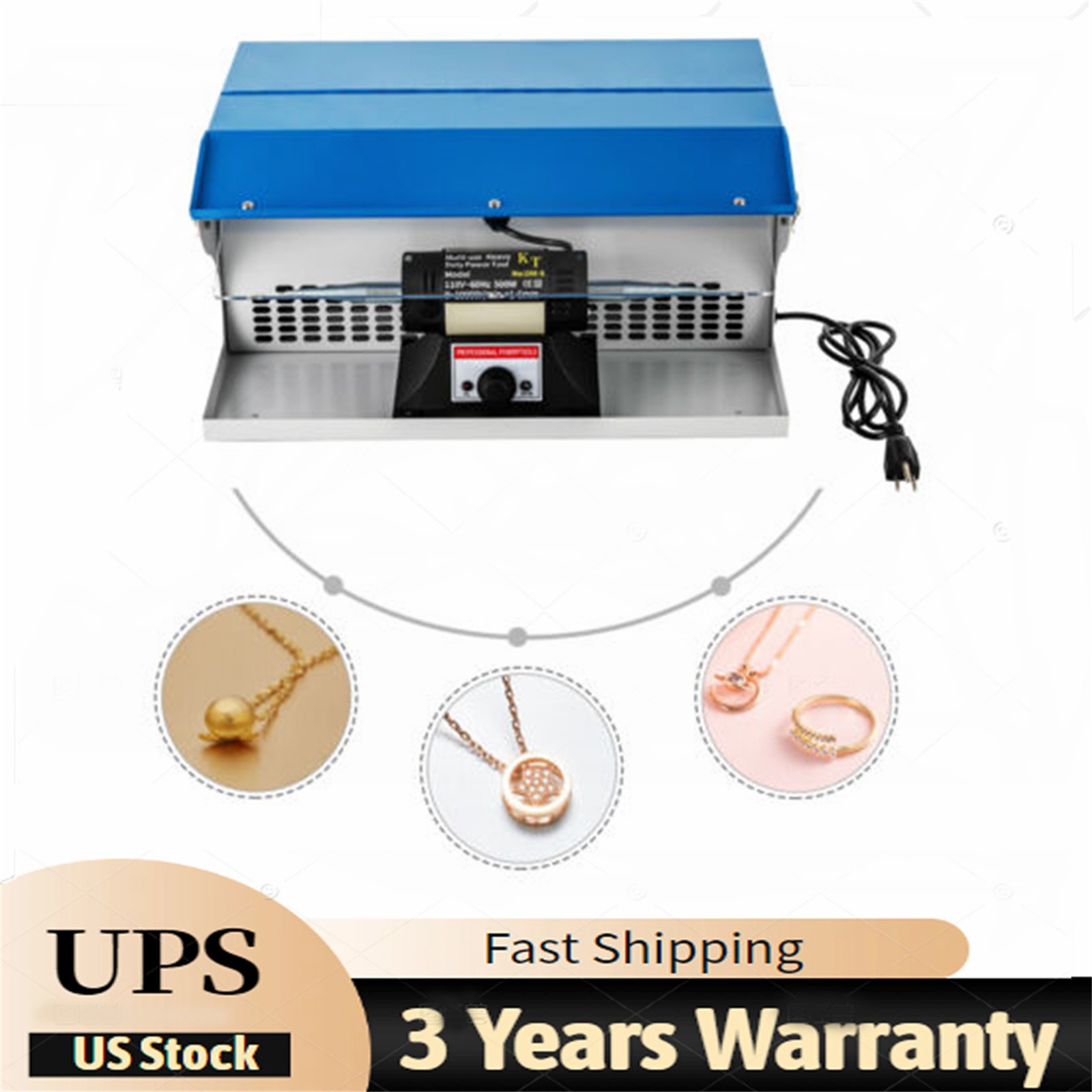 Buffer Polisher Buffing Machine Dust Collector For Jewelry, Dental Material 110V